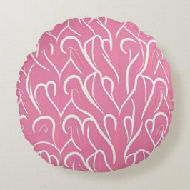 Cojín Redondo Decoración romántica del hogar