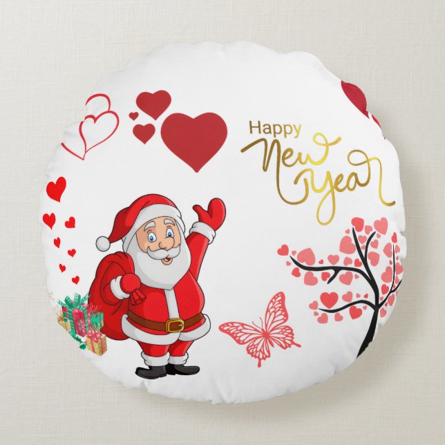 Cojín Redondo Decorative Bed & Sofa Pillow (Anverso)