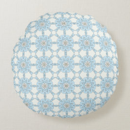 Cojín Redondo decorative pillow featuring a geometric pattern
