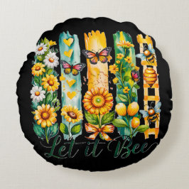 Cojín Redondo Dejar que se