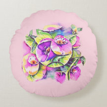 Dekorative rosa Blumen