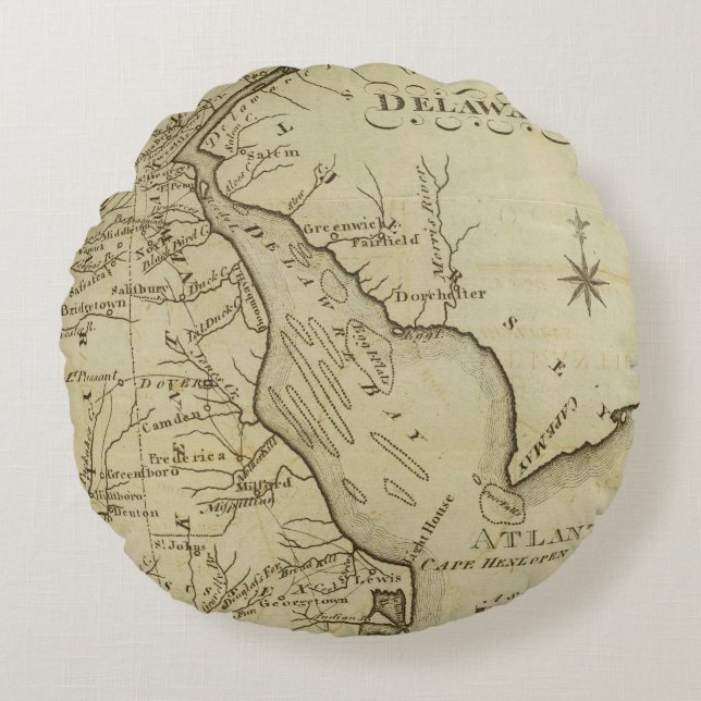 Cojín Redondo Delaware (Anverso)