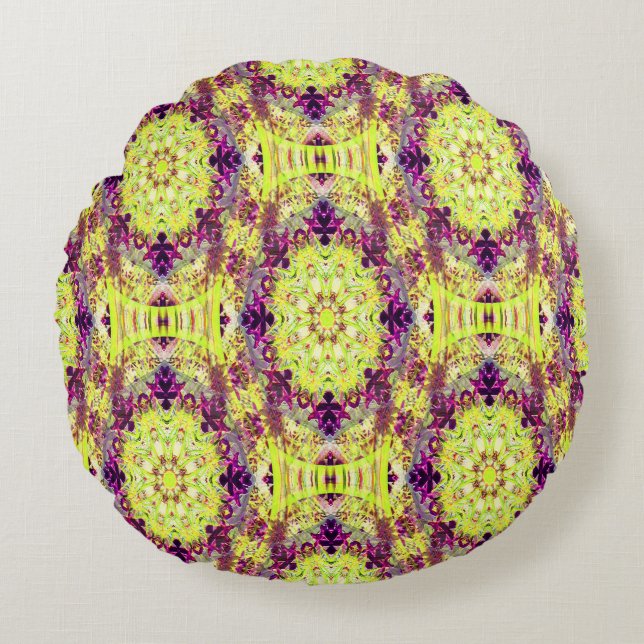 Cojín Redondo Deliciosos vuelos de verano... (Anverso)