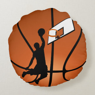 Cojín Redondo Deporte del baloncesto Slam Dunk