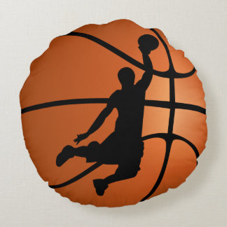 Cojín Redondo Deporte del baloncesto Slam Dunk