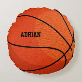 Cojín Redondo Deportes de baloncesto personalizados