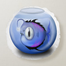 Depósito de pescado de peces de pescador de ángler