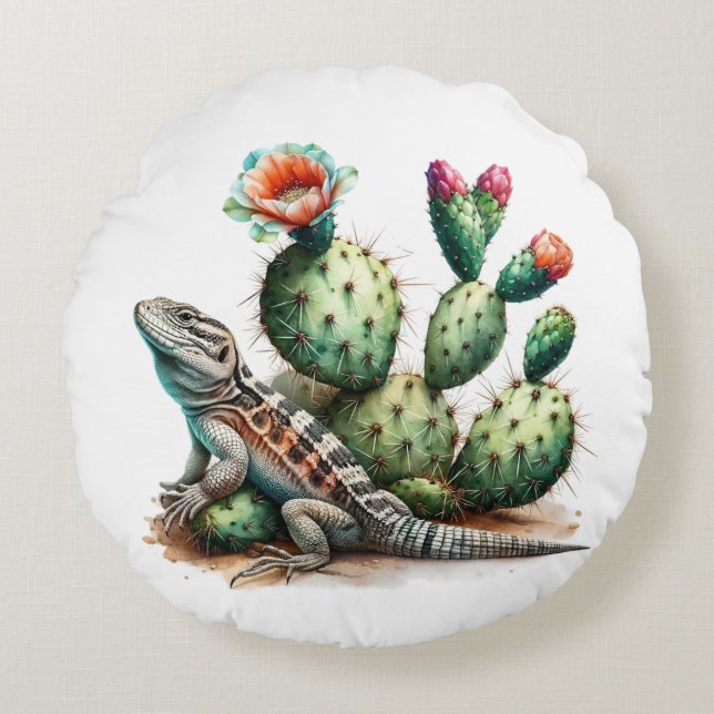 Cojín Redondo Desert Retreat Pillow (Anverso)