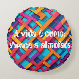 Cojín Redondo Despertar Vibrante