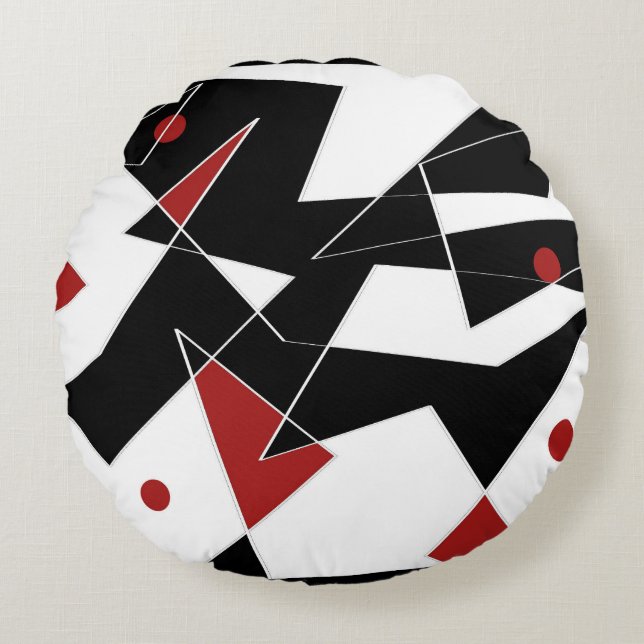 Cojín Redondo Detectar las bolas rojas (Anverso)