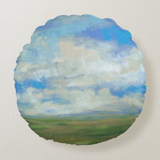 Cojín Redondo Día brillante I (Anverso)