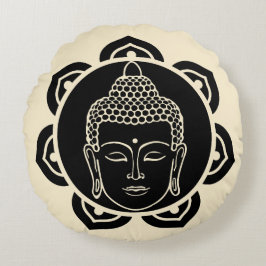 Cojín Redondo Día Budista de Nirvana