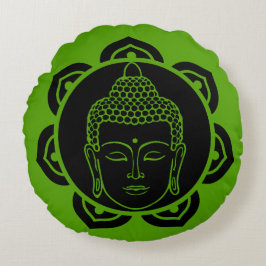 Cojín Redondo Día Budista de Nirvana