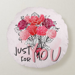 Cojín Redondo Día de San Valentín