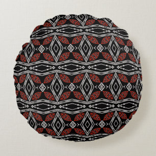 Cojín Redondo Diamante Tribal