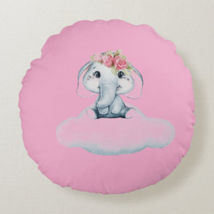 Cojín Redondo Días soñados con Rosie the Elephant