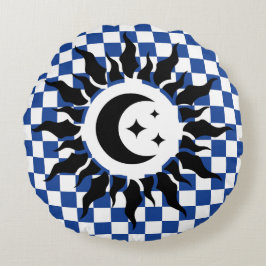 Cojín Redondo dibujo geométrico italianoFreaks