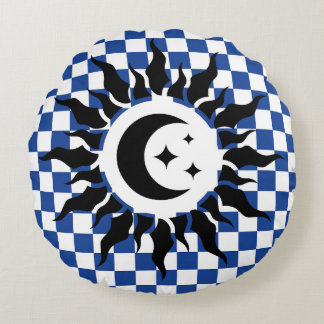 Cojín Redondo dibujo geométrico italianoFreaks