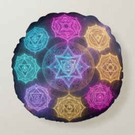 Cojín Redondo Die 7 Chakren´6