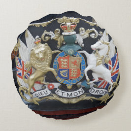 Cojín Redondo Dieu Et.Mon Droit Round Pillow