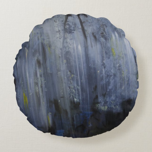 Cojín Redondo Diluvio 2014 (Anverso)