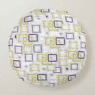 Cojín Redondo Dimensiones de interbloqueo