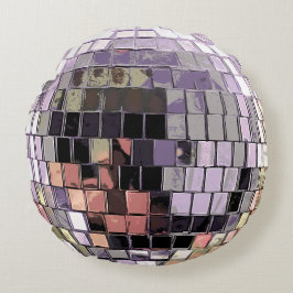 Cojín Redondo Disco Ball - Sangria