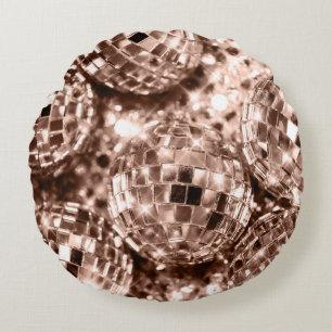 Cojín Redondo Disco Balls Glam 17
