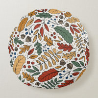 Diseño cuadrado de hojas de color otoñal