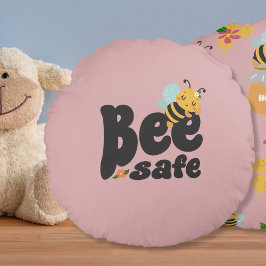 Cojín Redondo Diseño de abeja para dormir Cute