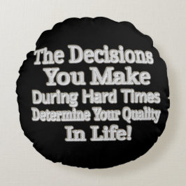 Cojín Redondo Diseño de Artesanía Cuidada "¡Su Calidad En La Vid