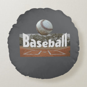 Cojín Redondo diseño de béisbol