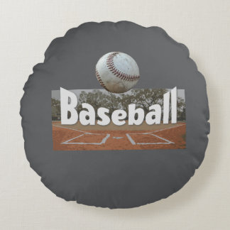 Cojín Redondo diseño de béisbol
