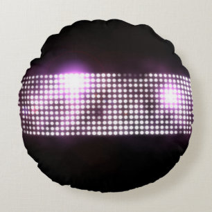 Cojín Redondo Diseño de fondo abstracto y glamoroso.