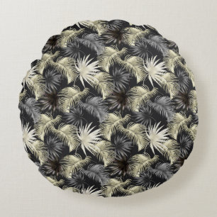Cojín Redondo Diseño de la serie de estampado de animales tropic