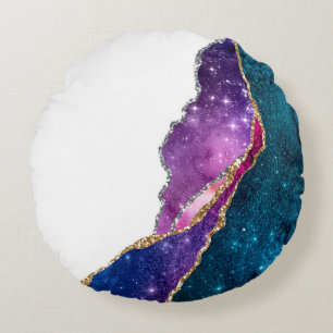 Cojín Redondo Diseño de la serie Galaxy Agate 6 