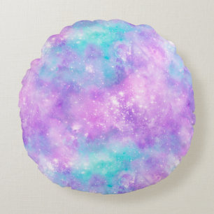 Cojín Redondo Diseño de la serie Galaxy pintada 14
