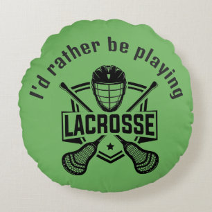 Cojín Redondo Diseño de Lacrosse 