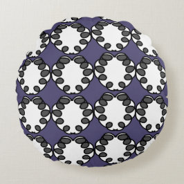 Cojín Redondo Diseño de patrones de mandala más reciente