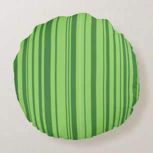Cojín Redondo Diseño de sandía verde roja