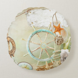 Cojín Redondo Diseño de serie náutica 2