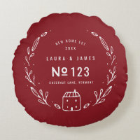 Diseño floral dibujado mano de la nueva casa