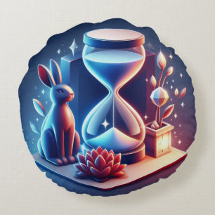 Cojín Redondo Diseño Hourglass