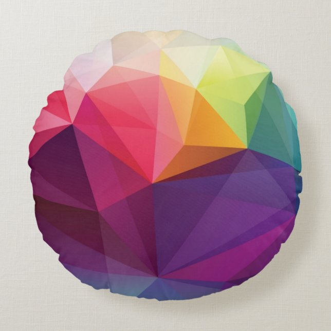 Cojín Redondo Diseño moderno (Anverso)