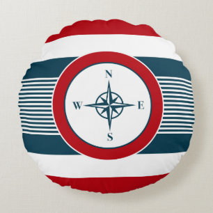 Cojín Redondo Diseño náutico