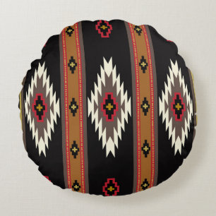 Cojín Redondo Diseño Navajo 7 Bandana