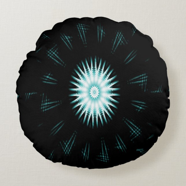 Cojín Redondo Diversión del mar......... (Anverso)