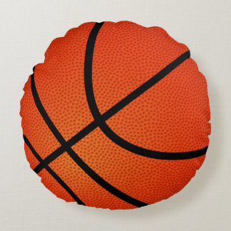 Cojín Redondo Diversión deportiva de baloncesto