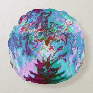 Cojín Redondo Diversión por el mar profundo.....