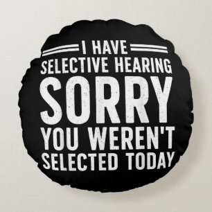 Cojín Redondo Divertidas Declaraciones Arte Para Personas Sarcás